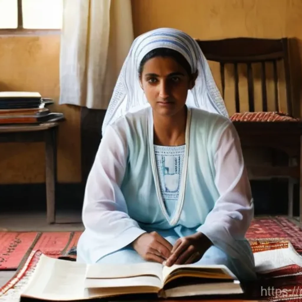 에리트레아의 젊은 세대 - **Prompt: Eritrean Youth, Family, and Education**
A young Eritrean woman, around 18-20 years old...