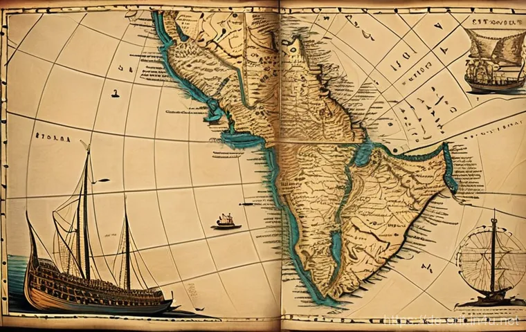 에리트레아 역사적 지도 - Image Prompt 1: Early Cartography and Ancient Trade Routes** 에리트레아 역사적 지도 - Image Prompt 1: Early Cartography and Ancient Trade Routes**