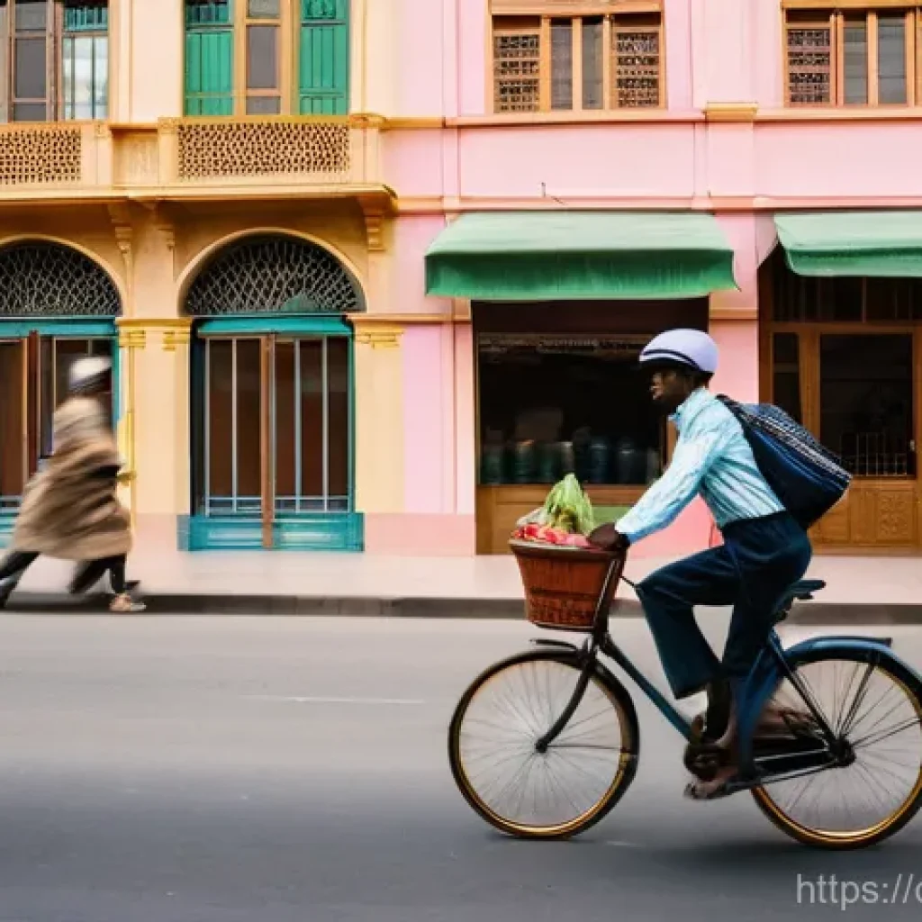 에리트레아 자전거 여행 - **Prompt 1: Asmara's Architectural Splendor on Two Wheels**
    "A vibrant, wide-angle shot of a cyc...