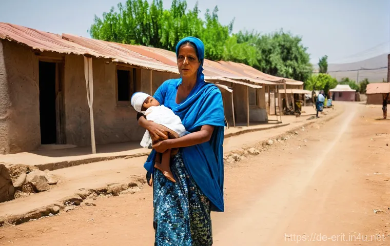 에리트레아의 유명 정치인 - **"A powerful, cinematic image capturing the arduous journey of young Eritreans fleeing the indefini...