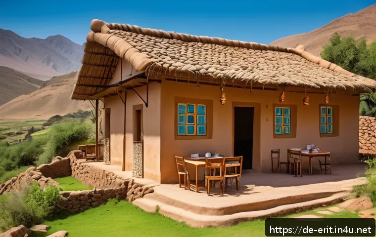 에리트레아 숙박 시설 추천 - A warm and inviting traditional Eritrean guesthouse in the highlands, featuring handcrafted wooden f...